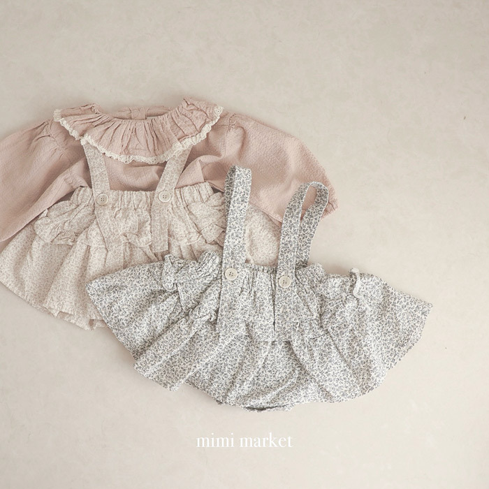 正韓春mimi-market 兩色滿天星包屁吊帶裙