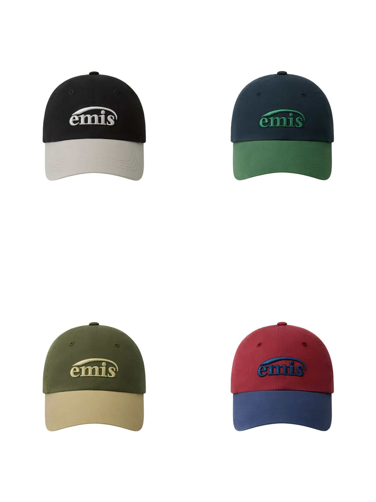 【直播】EMIS LL123106 TWO TONE 水洗棒球帽