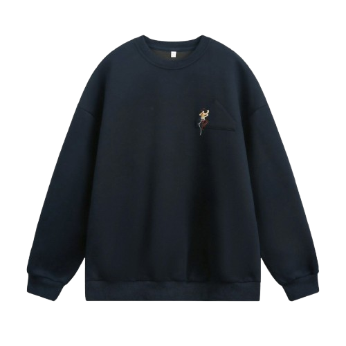 重磅寬鬆刺繡大學T MW3980