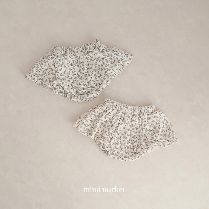 正韓春mimi-market 兩色碎花包屁褲