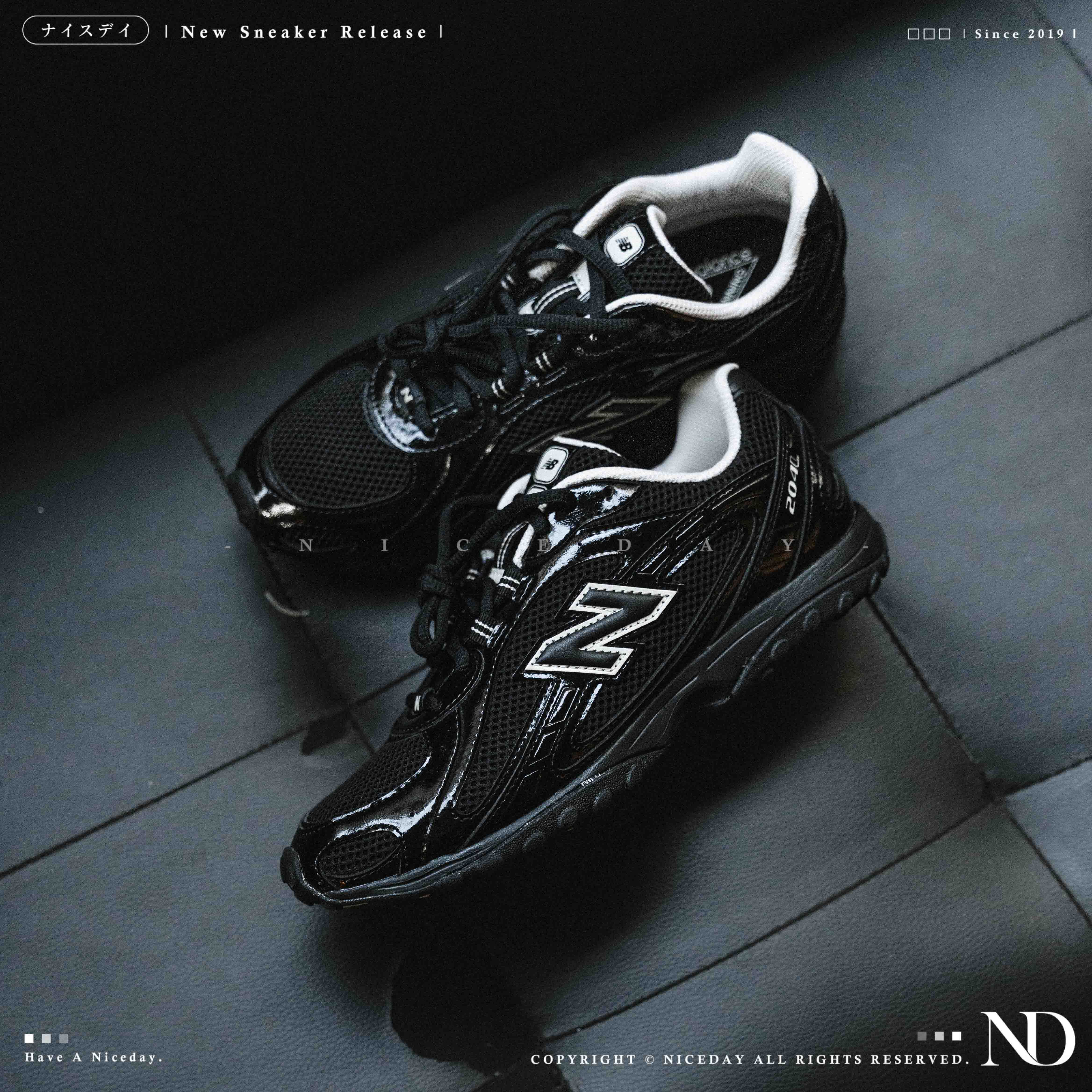 NICEDAY 代購 New Balance 204 L 黑魂 復古 黑色 黑 男女鞋 張員瑛 同款 U204LMRA