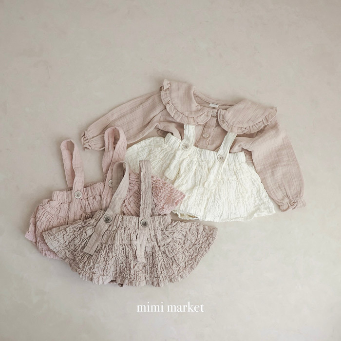 正韓春mimi-market 三色森林感紋理包屁吊帶裙
