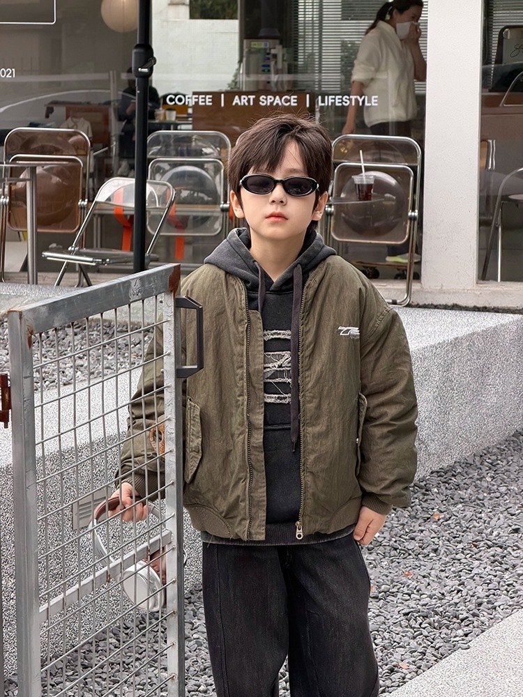 潮酷仿舊棒球外套