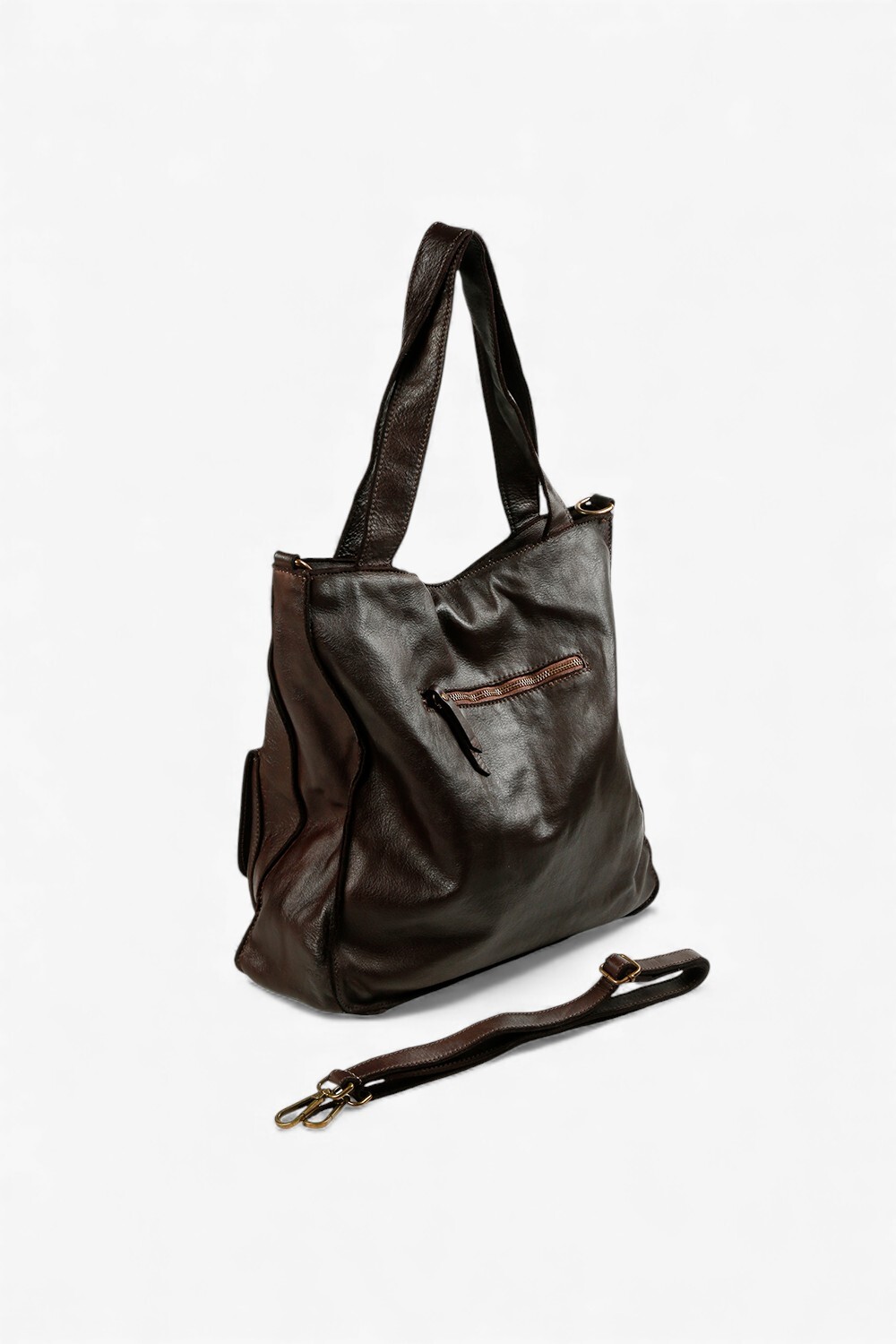 Market 口袋托特包 深咖