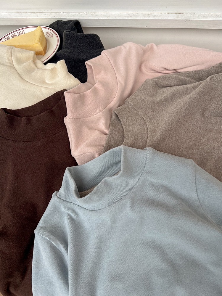 秋冬必備柔暖半領上衣 / 6色