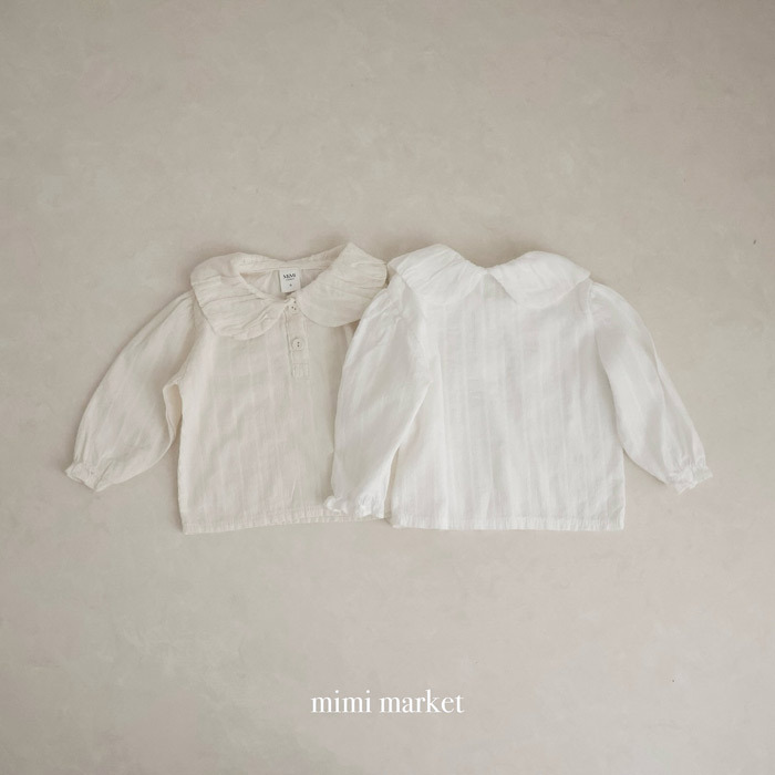 正韓春mimi-market 兩色甜美娃娃領上衣