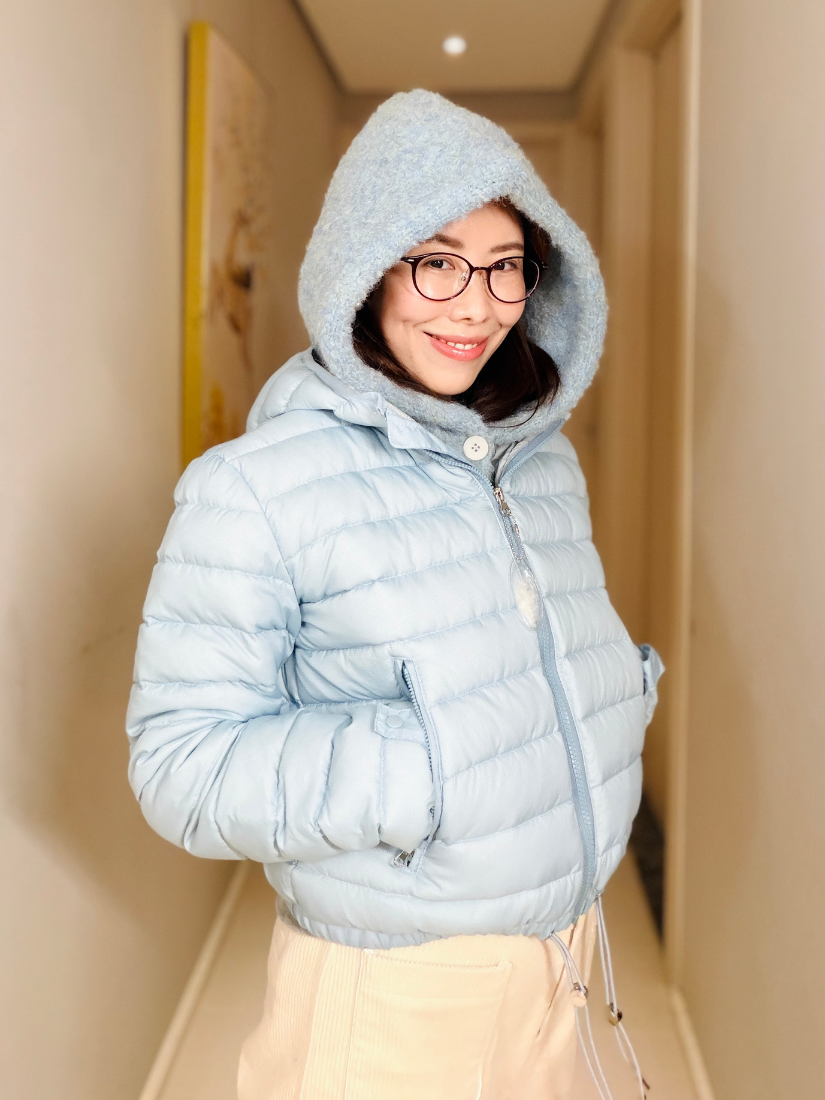 Wrenia 輕薄連帽羽絨外套 [ 3色 / Free ]