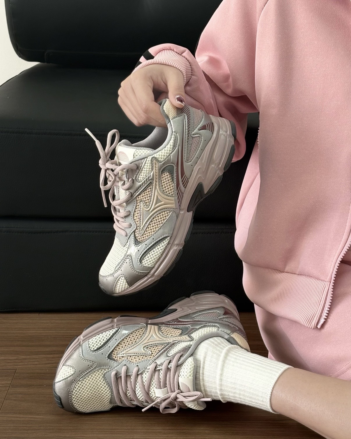 MIZUNO SPEED 2K 美津濃 煙燻粉銀 淡粉 奶油色 米色 灰銀 仿舊 男女鞋 D1GH252905 / 預購