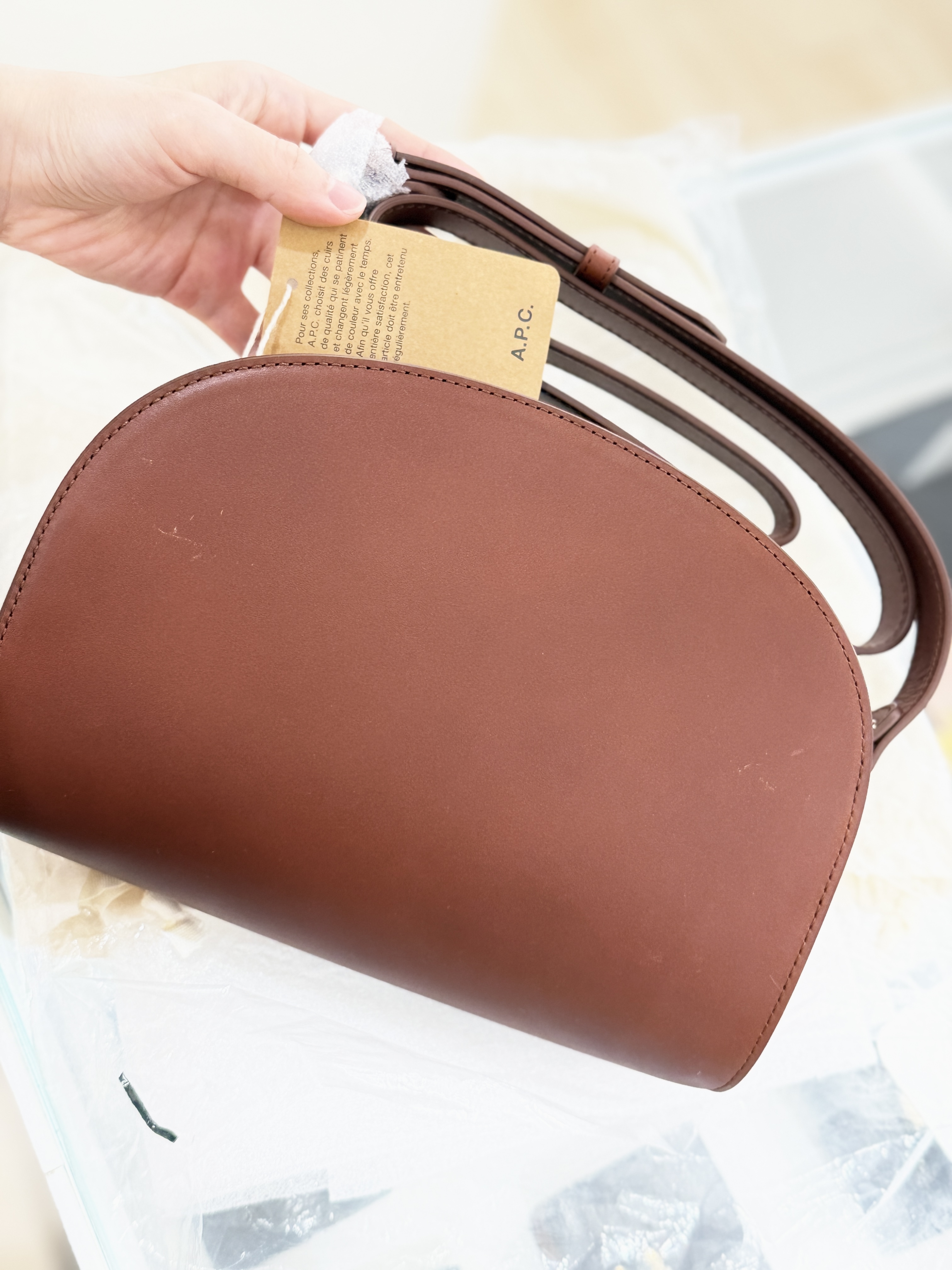 A.P.C Demi Lune Bag (slight defect)