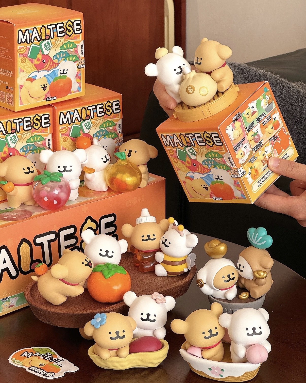 MALTESE 線條小狗 好運旺旺系列 新年限定 盲盒 公仔 / 預購