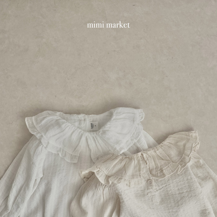 正韓春mimi-market 兩色甜美花邊領包屁衣