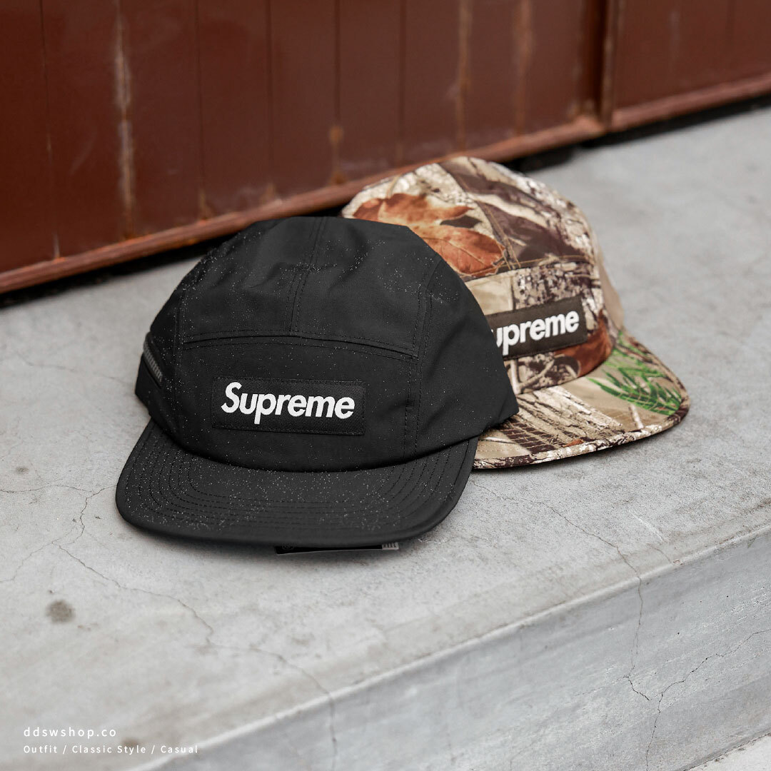 "現貨" Supreme 25FW Gore-Tex Zip Pocket Camp Cap 防水 五分割帽