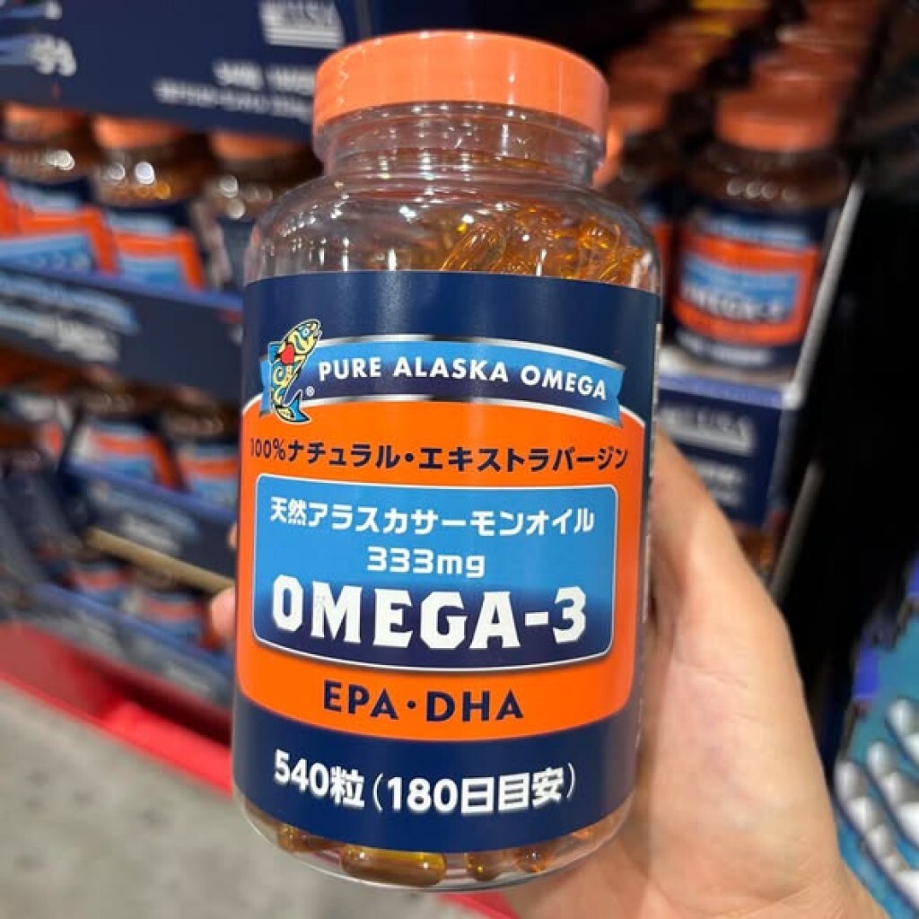 日本好市多限定-Trident Omega3野生阿拉斯加鮭魚油333mg 540粒