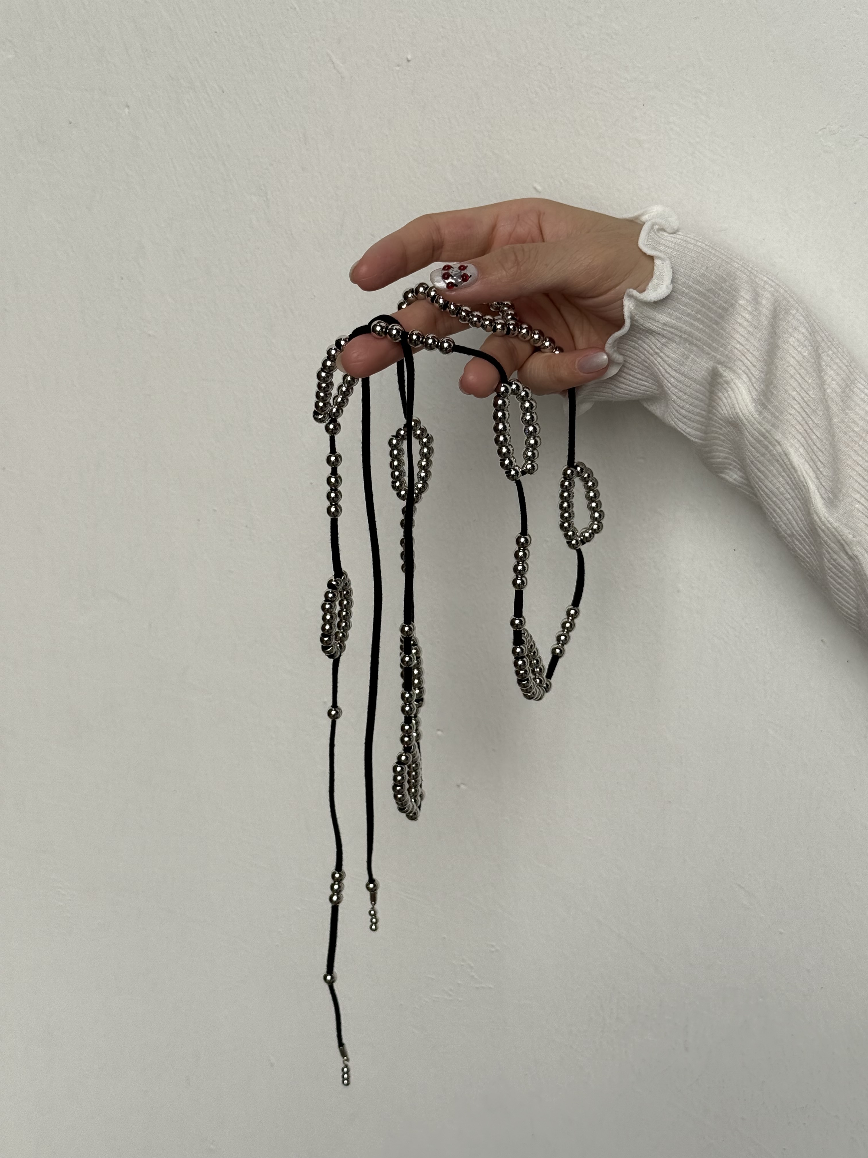 (訂購) 造型UP!珠珠腰帶 AC0101(黑)