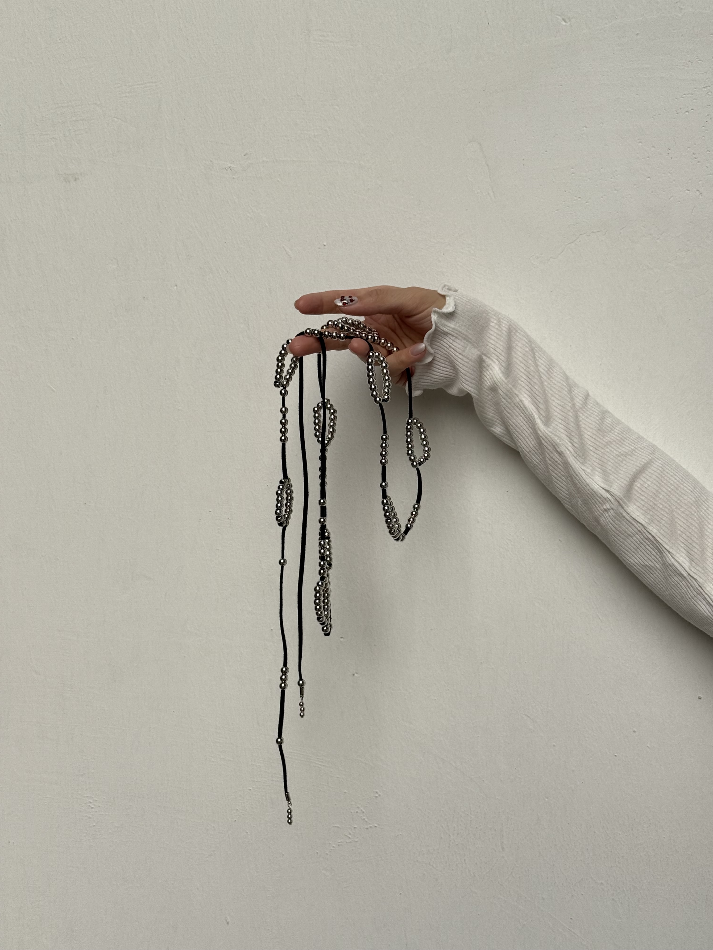 (訂購) 造型UP!珠珠腰帶 AC0101(黑)