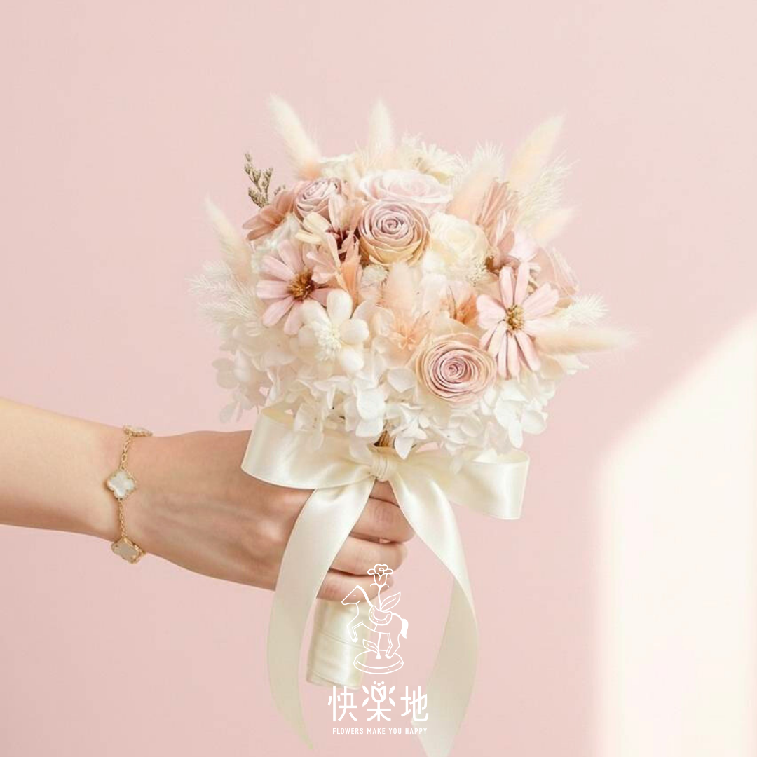 時光流轉 I 捧花 I 永生花 ‧ 不凋花  PF251222