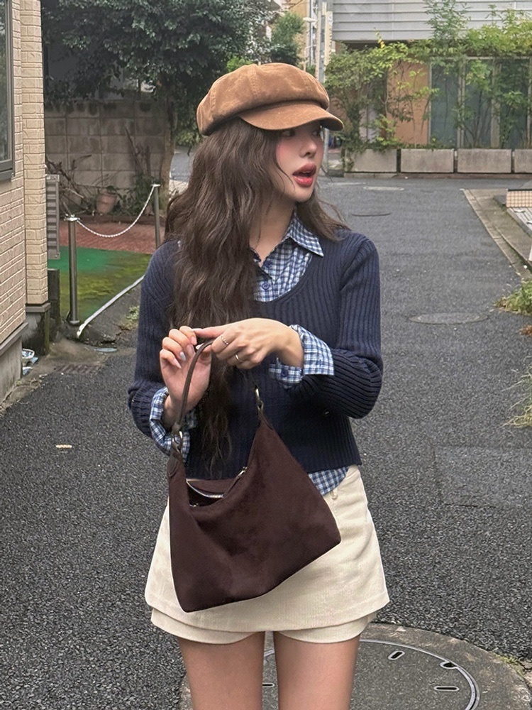 🇰🇷韓國SHOOPEN單肩麂皮包