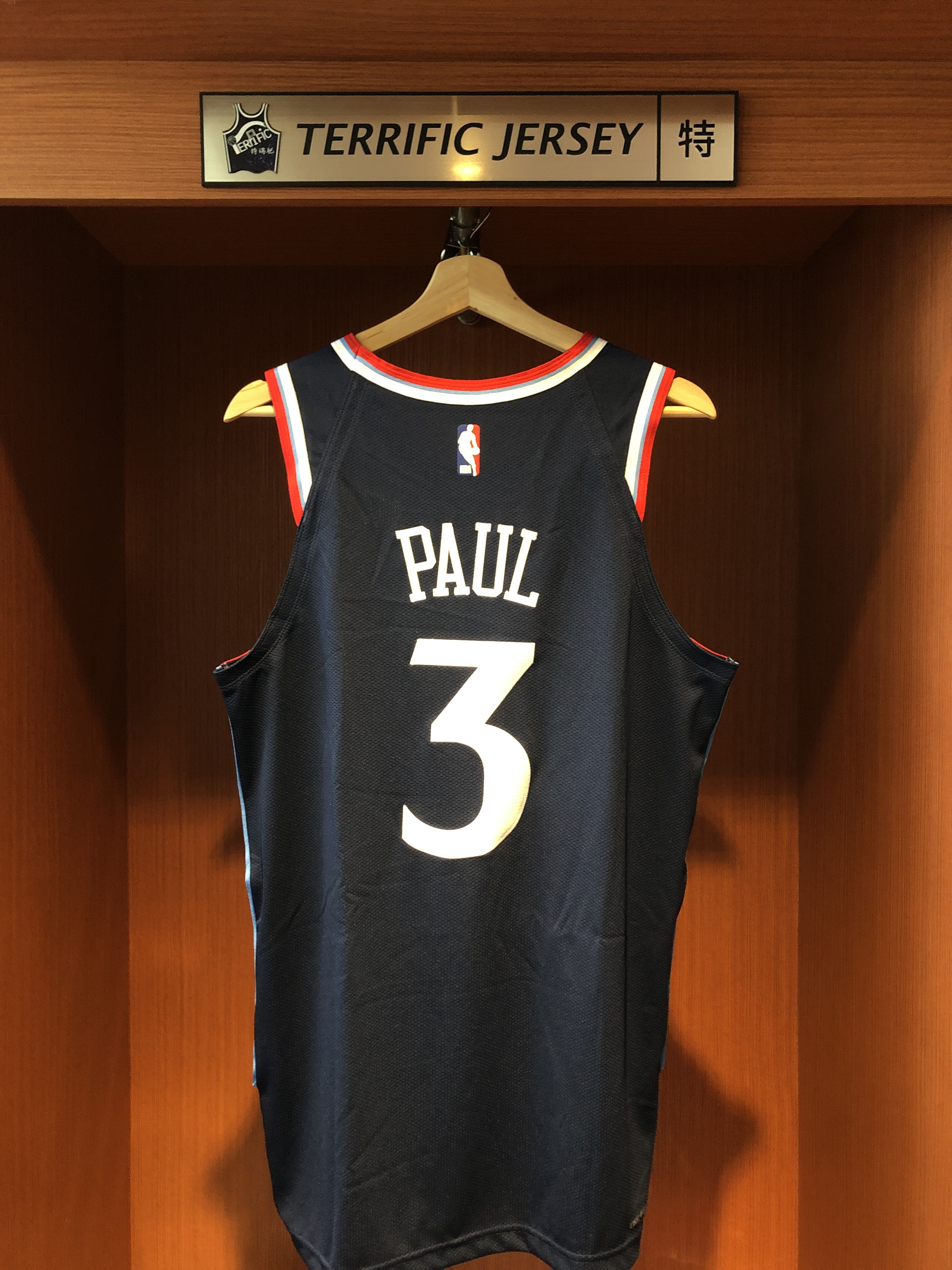 NBA球衣 Chris Paul 洛杉磯快艇深藍 Icon Nike Authentic 球員版 電繡 全新
