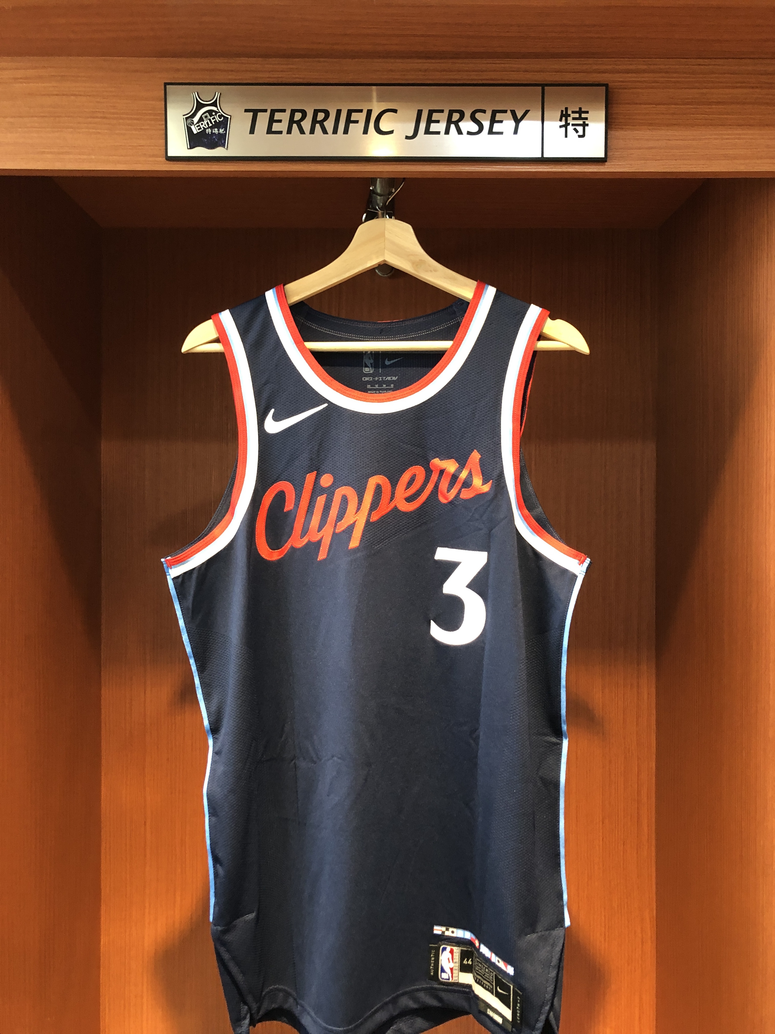 NBA球衣 Chris Paul 洛杉磯快艇深藍 Icon Nike Authentic 球員版 電繡 全新