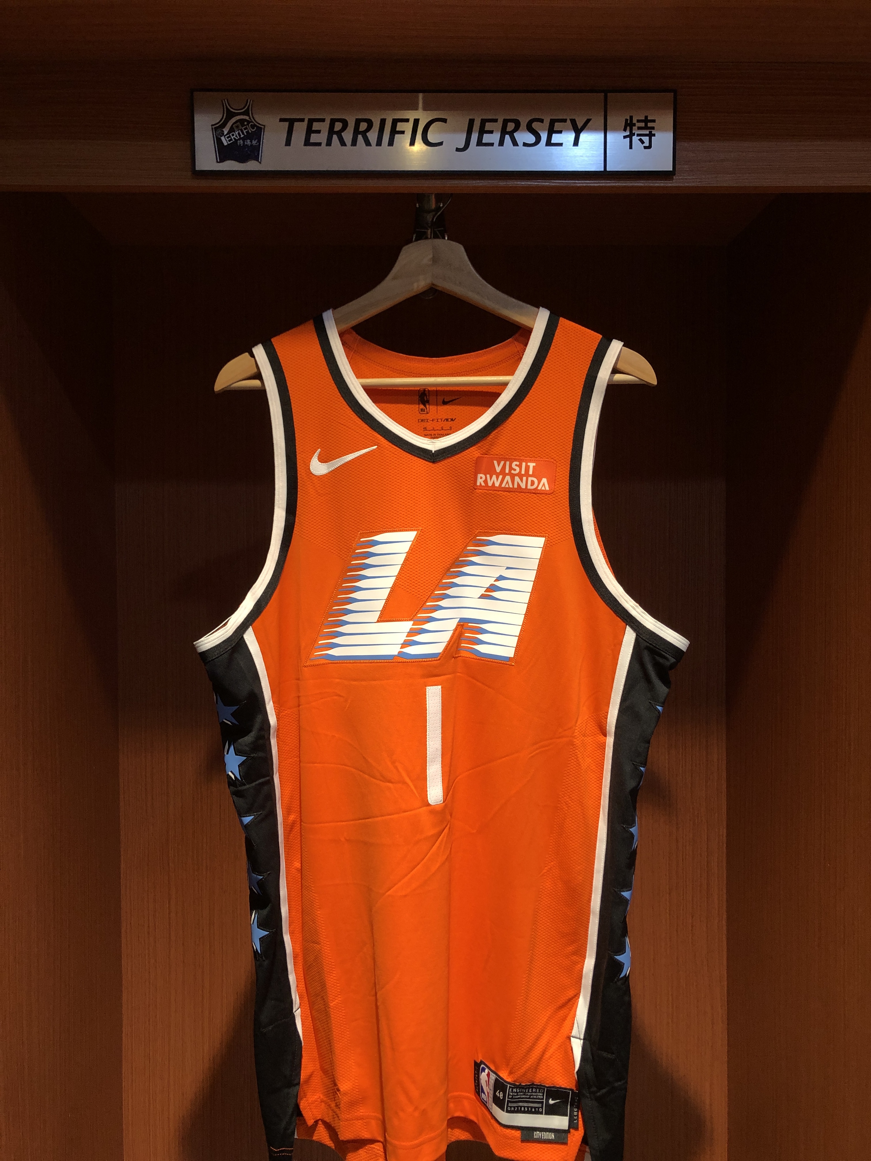 NBA球衣 James Harden 洛杉磯快艇城市橘 25-26 City Nike Authentic 球員版 電繡 含贊助商標 全新