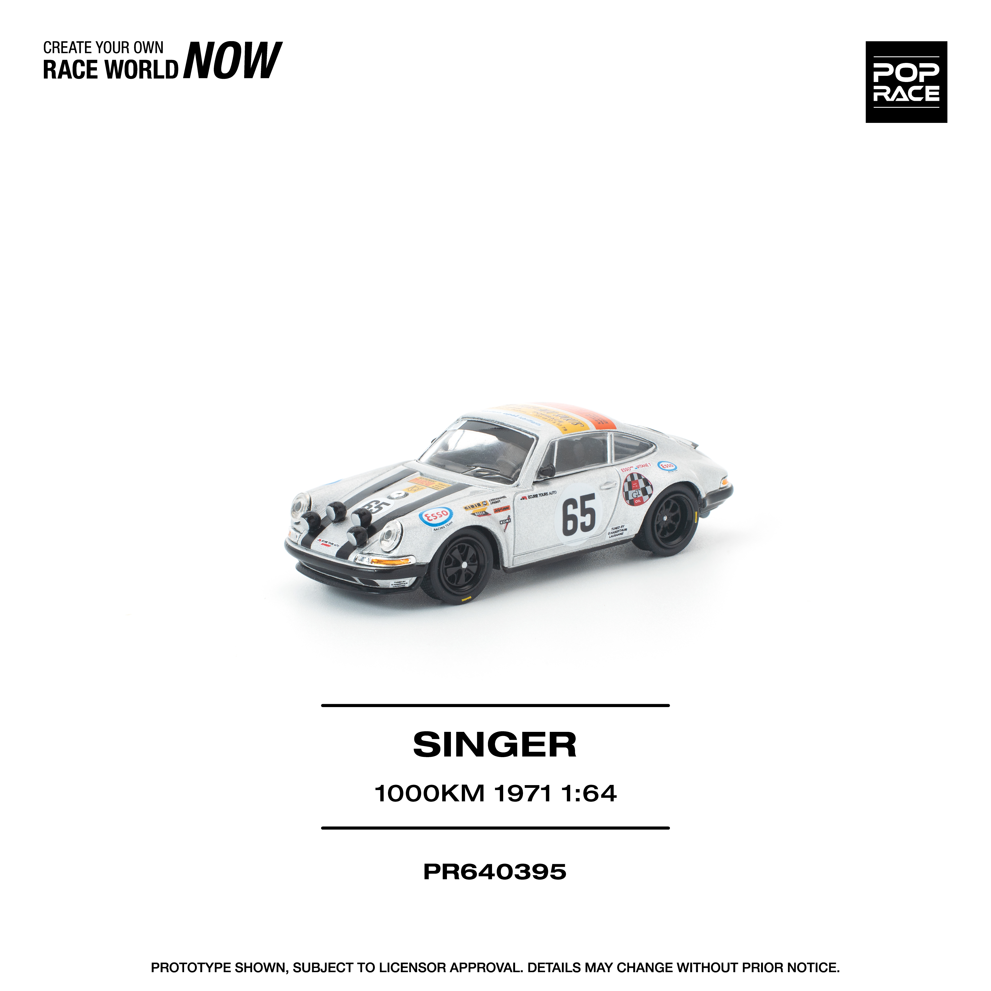 PO-$97 * POP RACE * 1:64 SINGER SPA 1000KM 1971