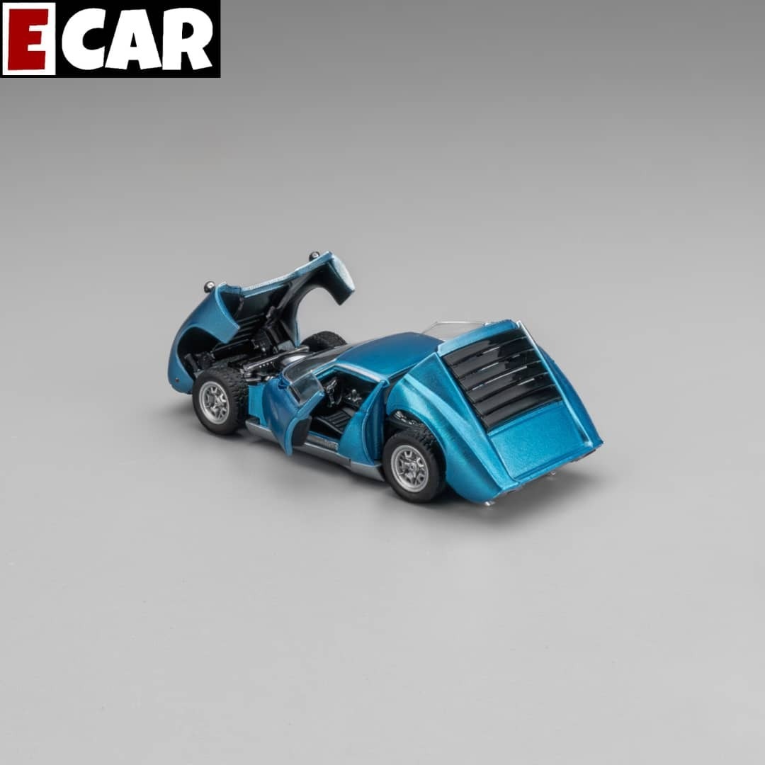 PO-$270 * ELEMENT CAR MODEL * 1:64 LAMBORGHINI MIURA BLUE