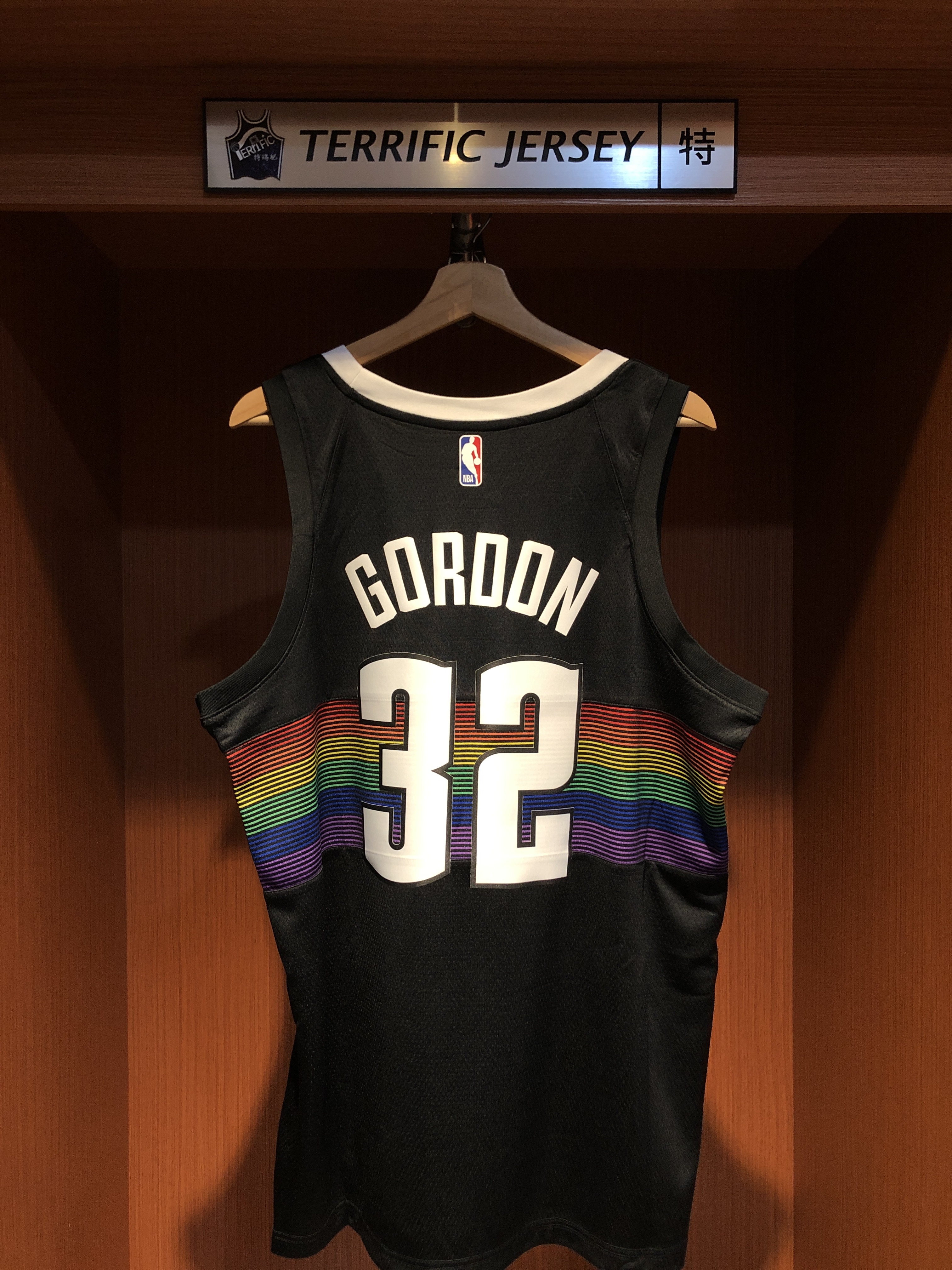 NBA球衣 Aaron Gordon 丹佛金塊城市 黑彩虹 25-26 City Nike Swingman 球迷版 熱轉印 全新