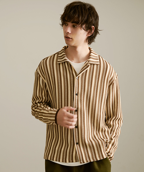 ｜REVO. TOKYO ｜ Valfas Two-Tone Stripe LS Shirt