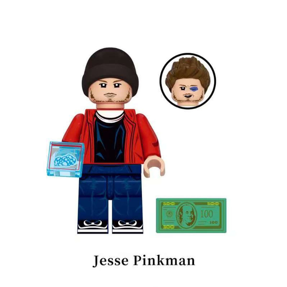 TV Show Breaking Bad Jesse Pinkman Custom Minifigures fit Lego MB1025