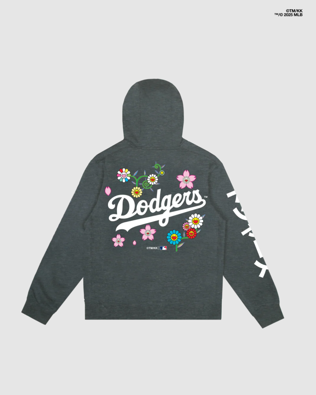 MLB連帽上衣 Takashi Murakami X Los Angeles Dodgers 村上隆 X 洛杉磯道奇灰 世界大賽冠軍 連帽上衣 聯名款 連霸 Fanatics Hoodie 全新