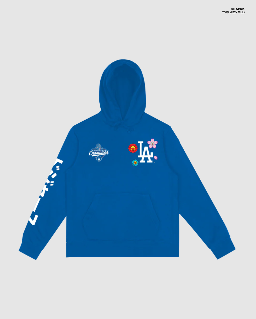 MLB連帽上衣 Takashi Murakami X Los Angeles Dodgers 村上隆 X 洛杉磯道奇藍 世界大賽冠軍 連帽上衣 聯名款 連霸 Fanatics Hoodie 全新