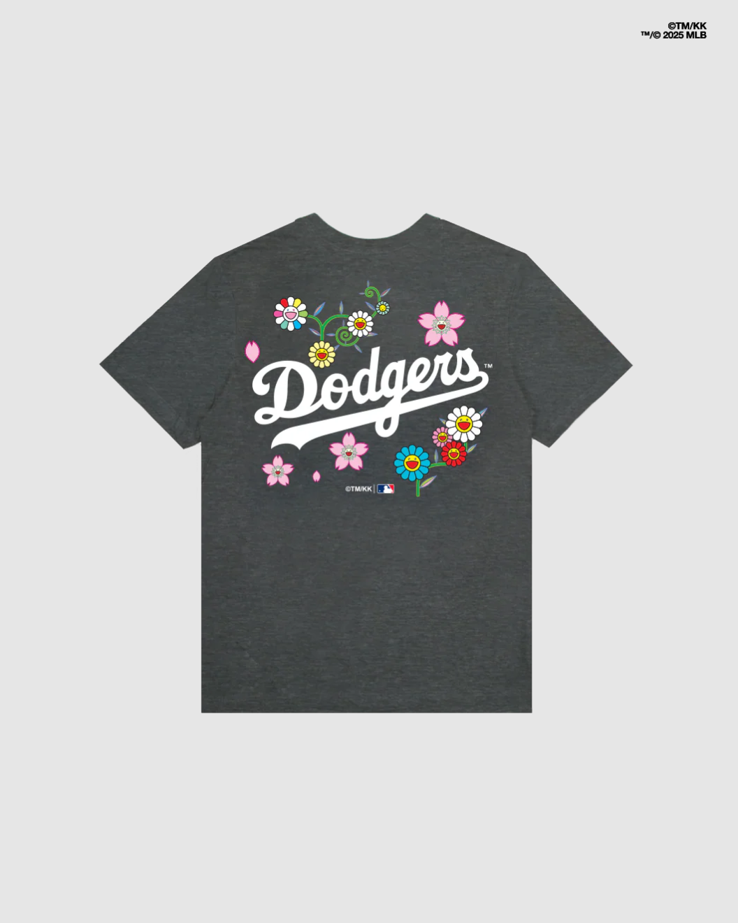 MLB短袖 Takashi Murakami X Los Angeles Dodgers 村上隆 X 洛杉磯道奇灰 世界大賽冠軍 聯名款 連霸 Fanatics Tee 棉質 全新