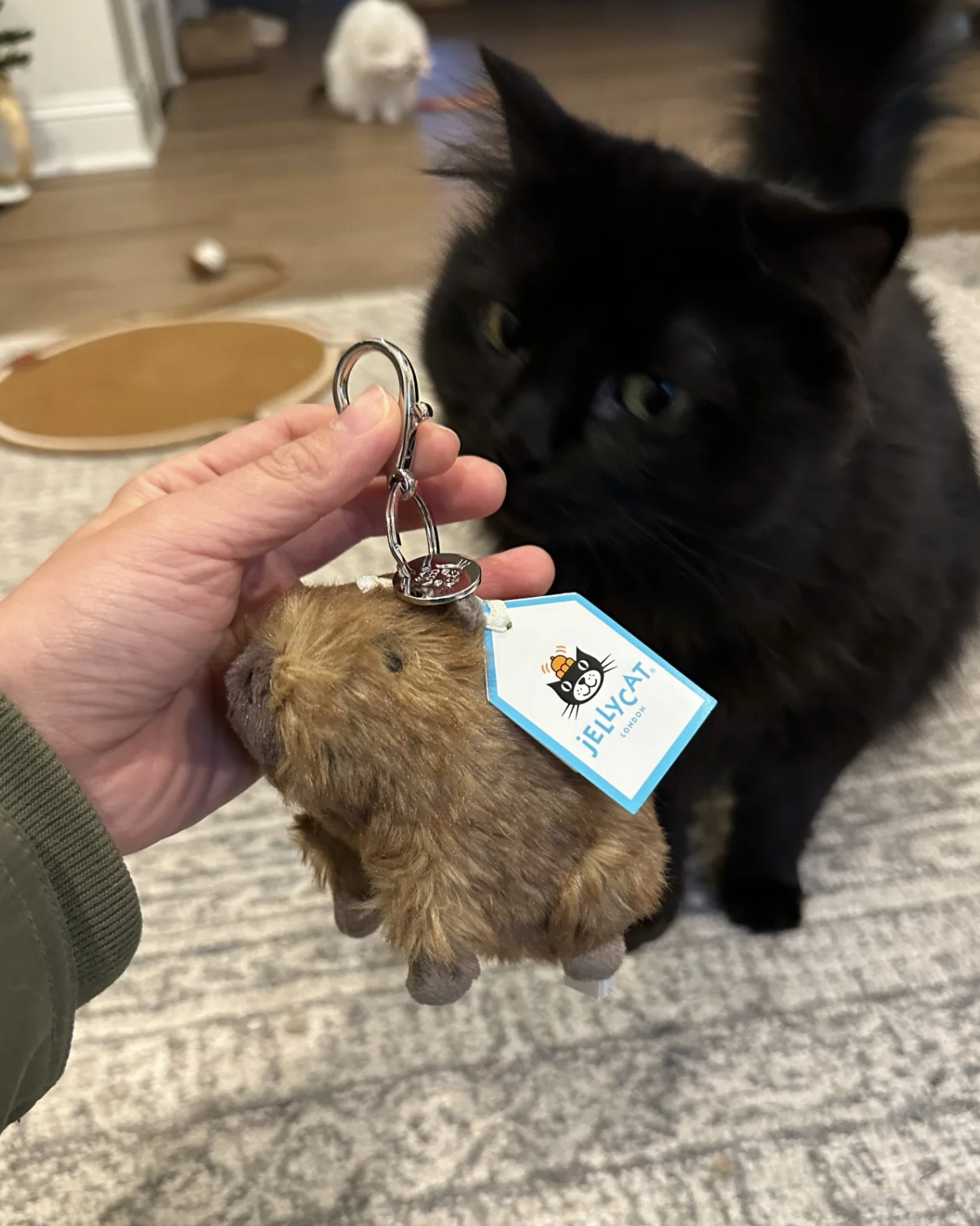 JELLYCAT 卡皮巴拉 水豚 毛絨 吊飾 玩偶 娃娃