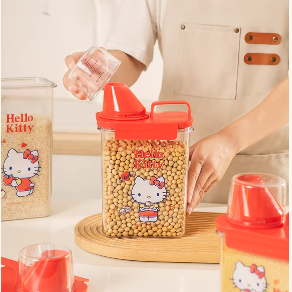 Hello Kitty Sanrio|防潮密封儲米桶-M SIZE