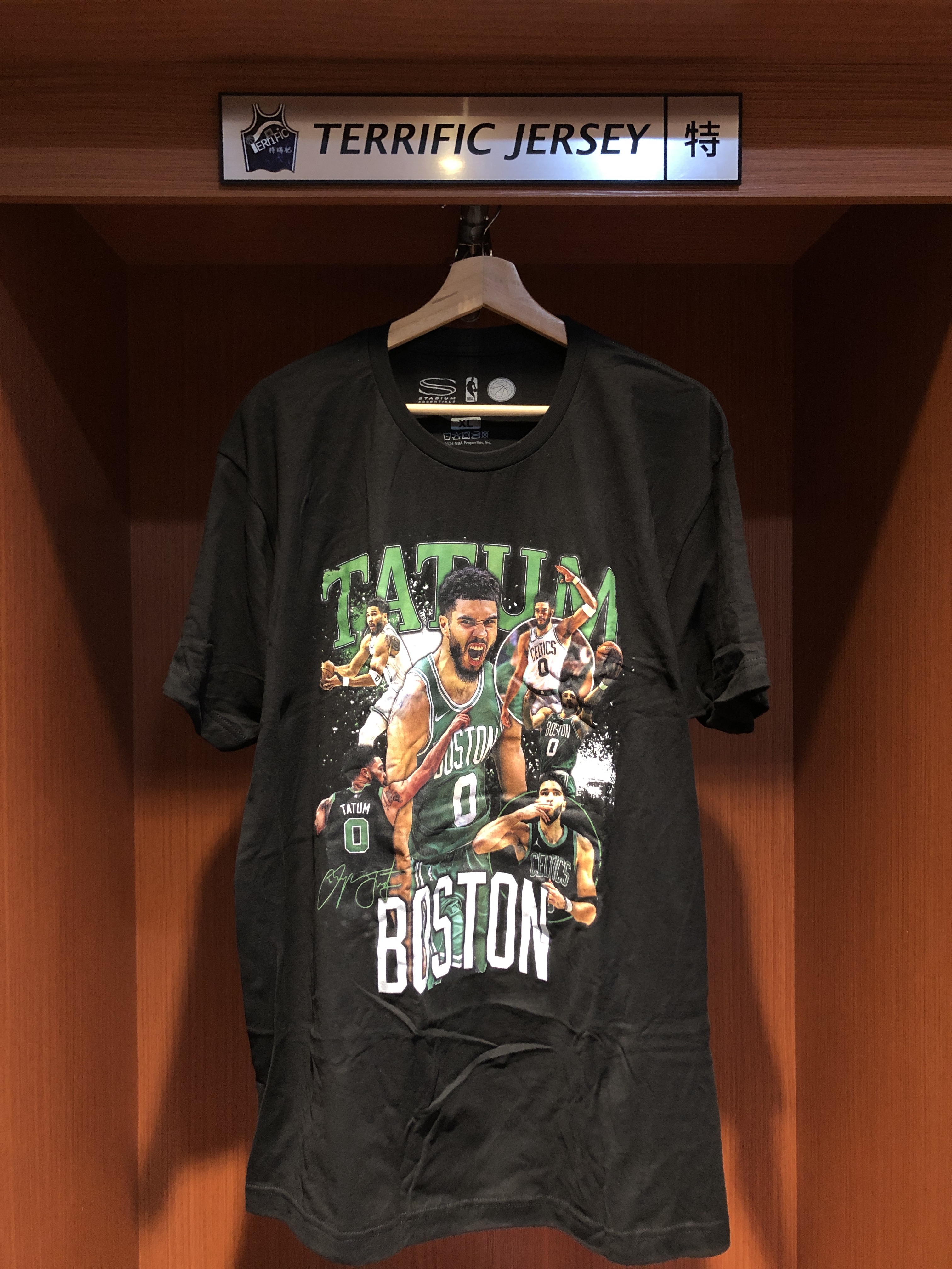 NBA短袖 Jayson Tatum 波士頓賽爾提克 照片 人像 Stadium Essentials Unisex Player Crossroads Tee 全新