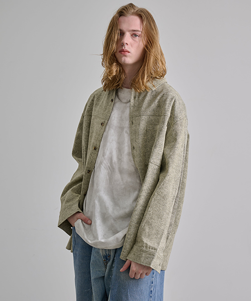 ｜REVO. TOKYO ｜Grunge Fade Pattern LS Shirt