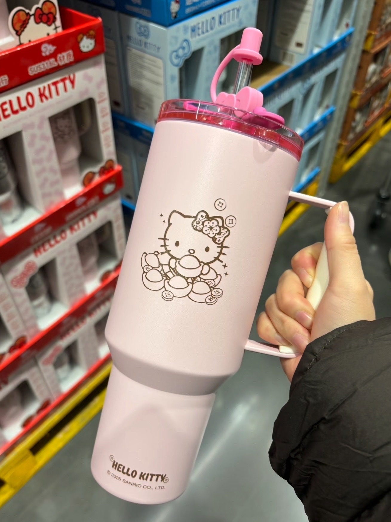 <買一送一> 免運Kitty 水壺鋼杯組超划算！！1+1