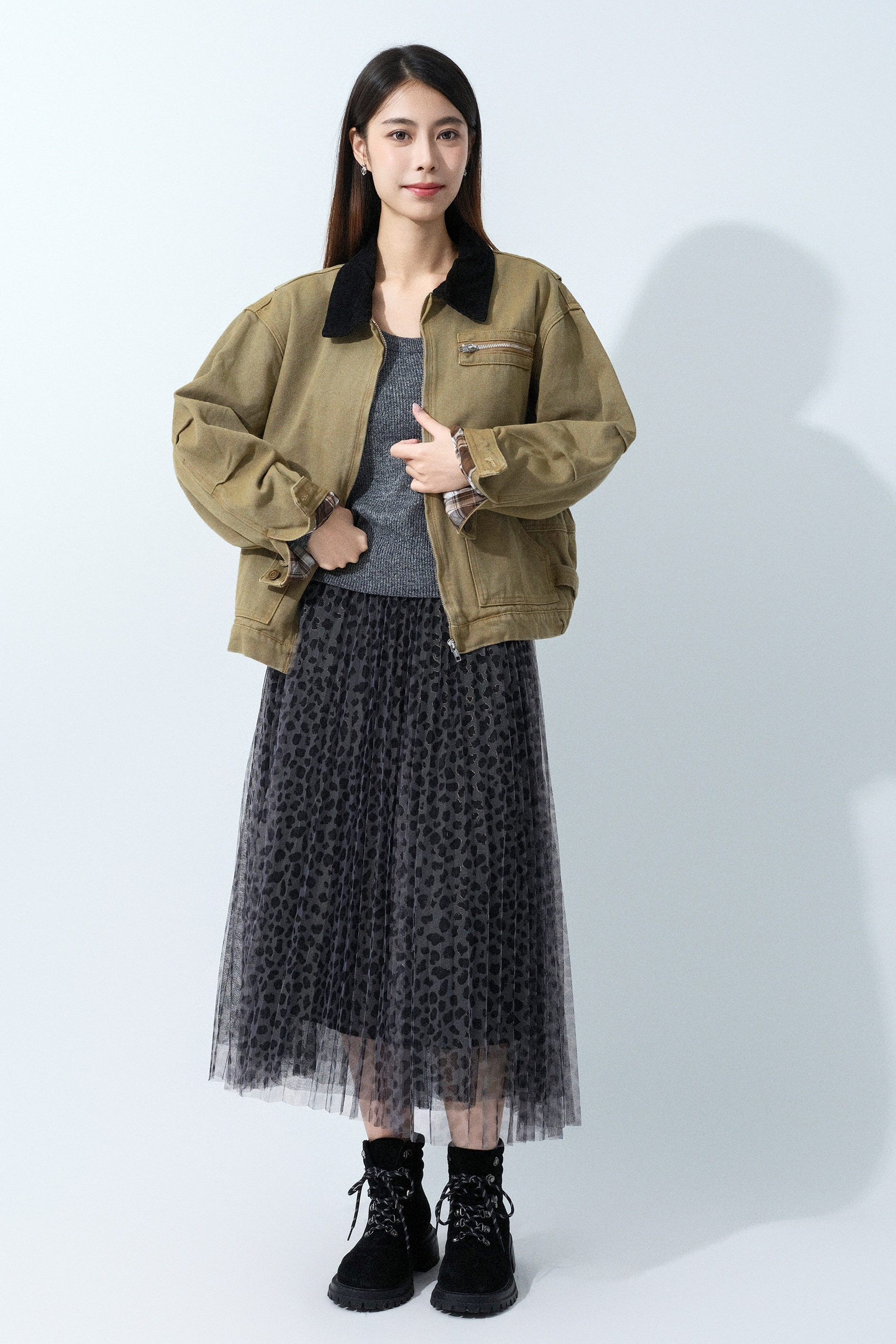 FW25_0301（外套＋上衣＋半截裙）