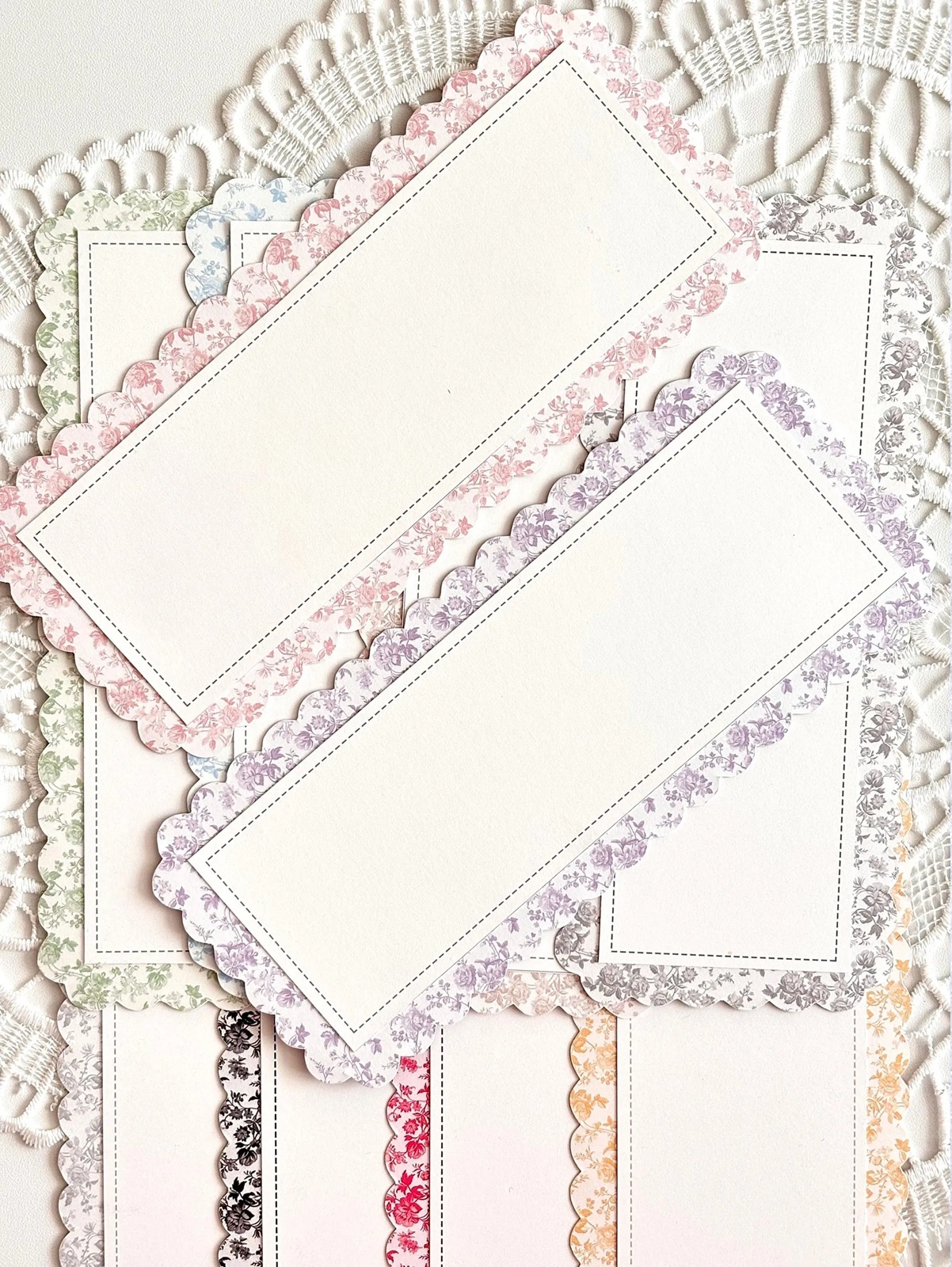 韓國 ggaggong．長蕾絲筆記本 DIY套組