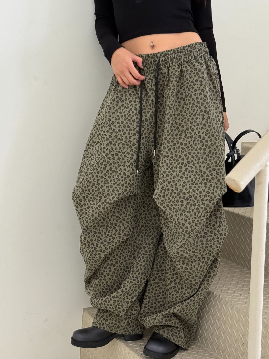 豹紋鬆身褲 BALLIN-008P