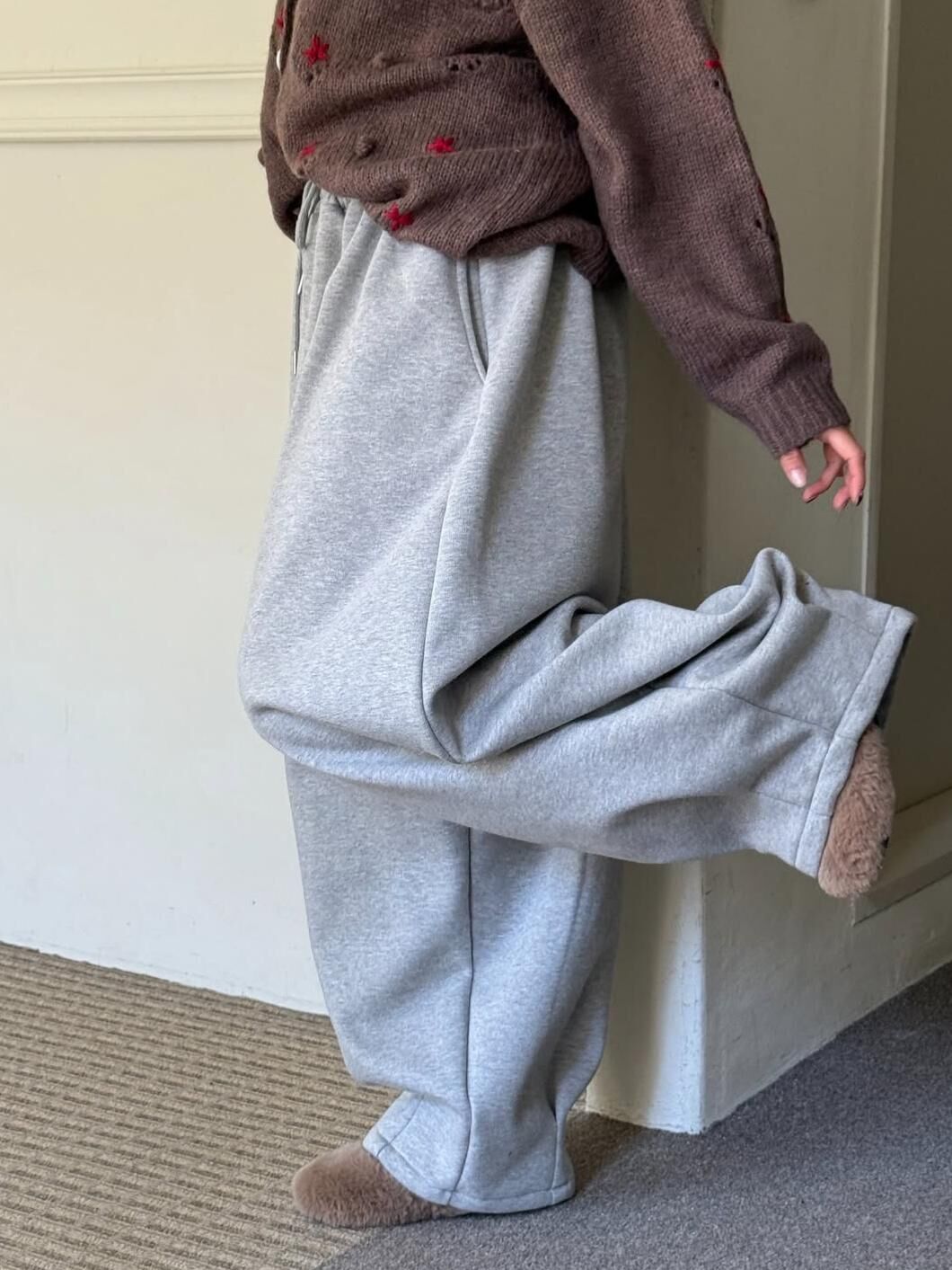 淨色運動褲(薄抓毛底) BALLIN-011P