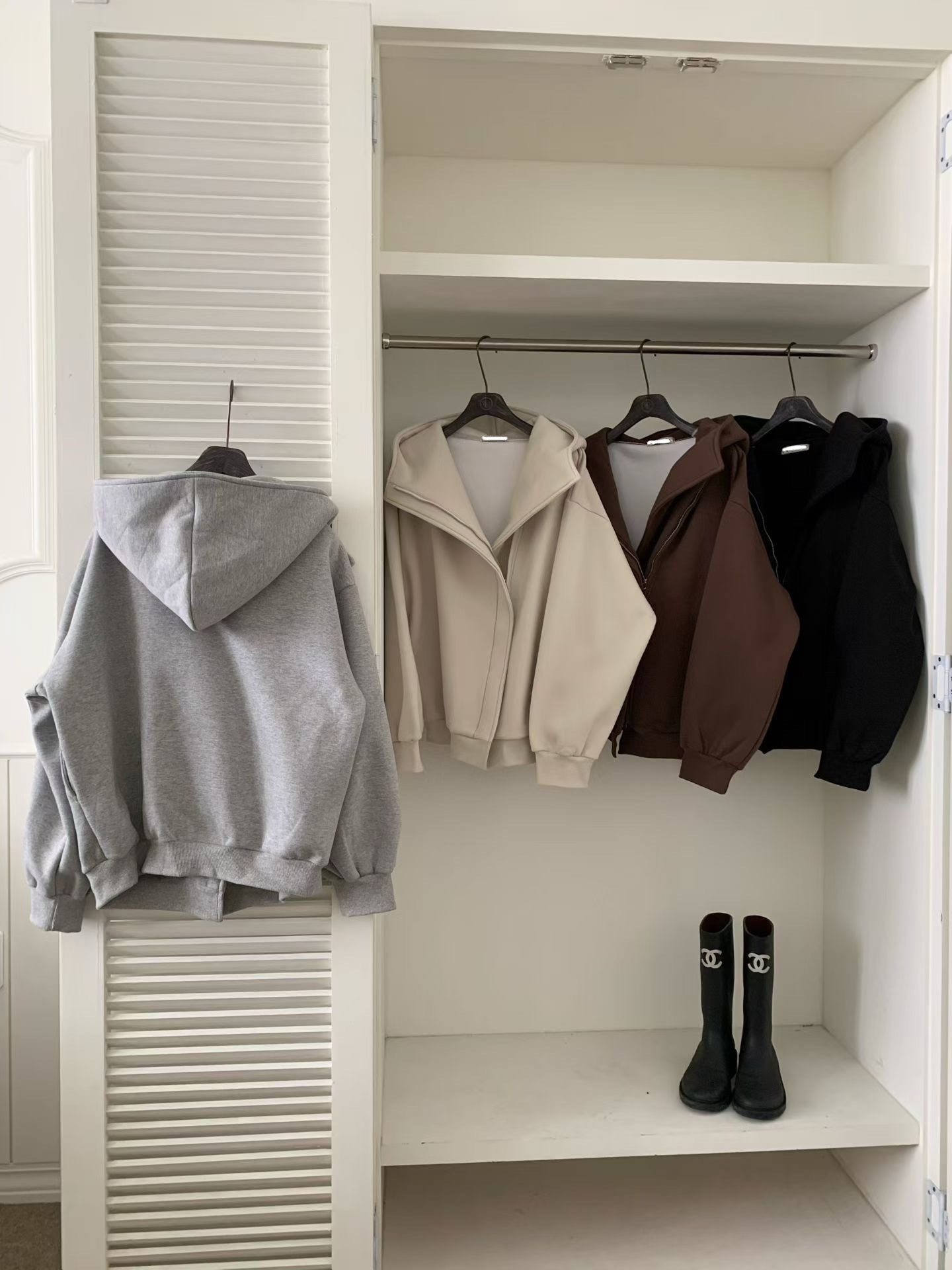 VR3012252 韓國雙拉錬外套