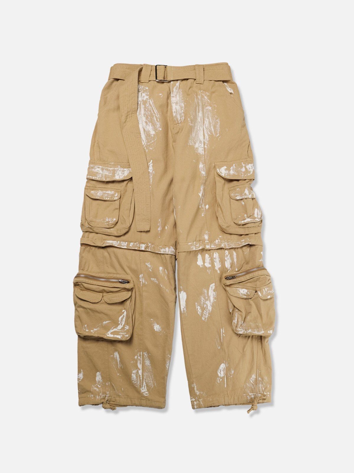 油漆工裝鬆身褲(可拆變短褲) SUB-045P