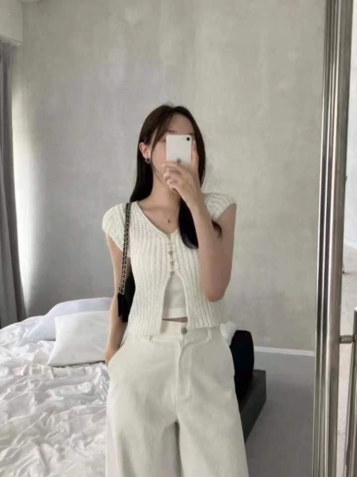 Onni 前開叉貝殼Top