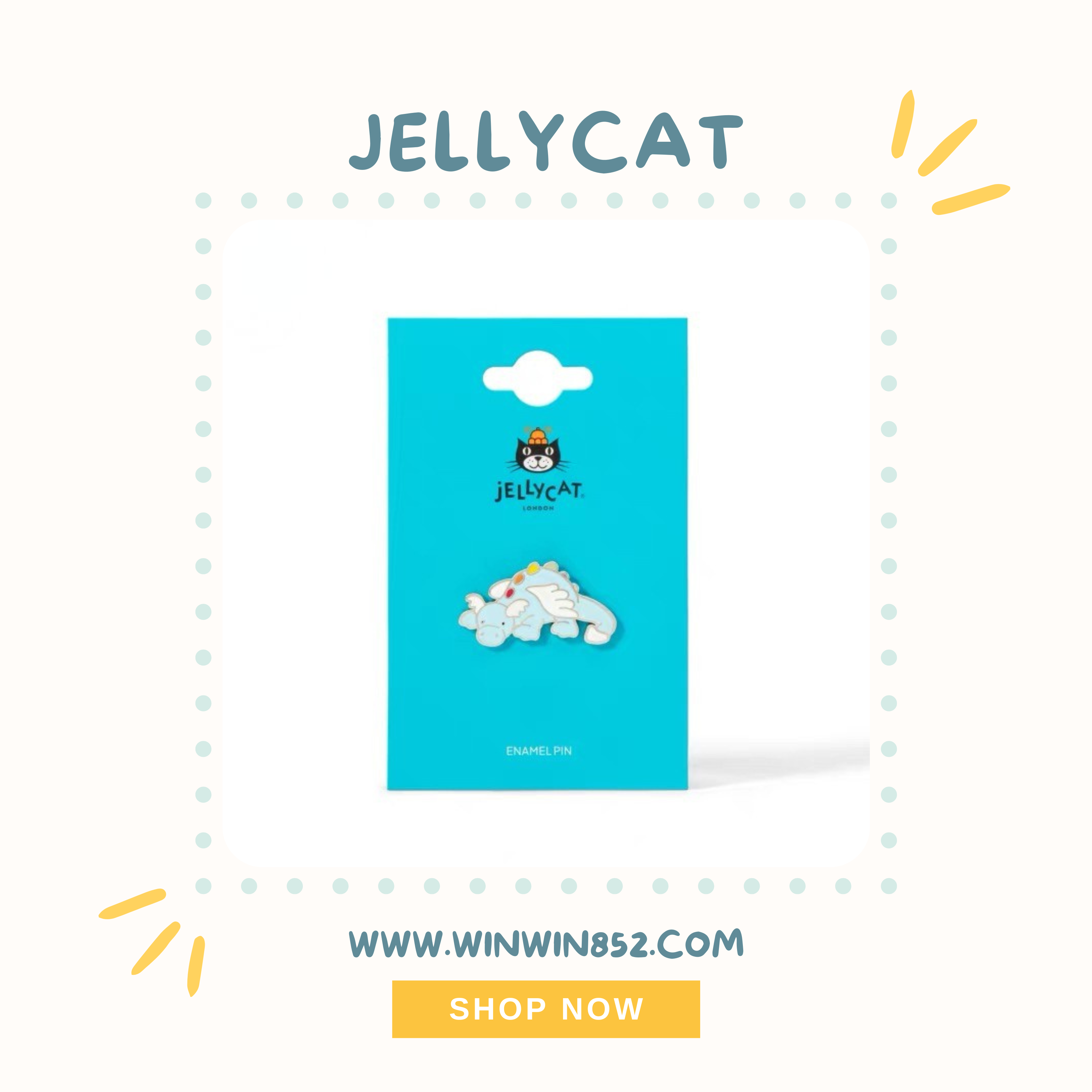 Jellycat Sky Dragon Pin