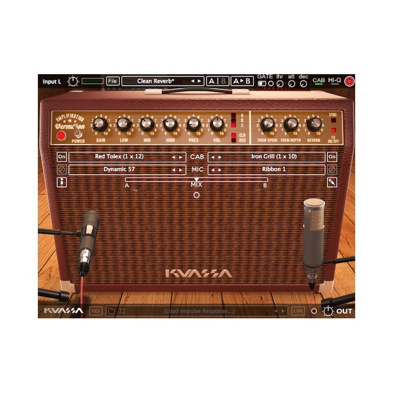 Kuassa Amplifikation Vermilion｜吉他音箱模擬插件