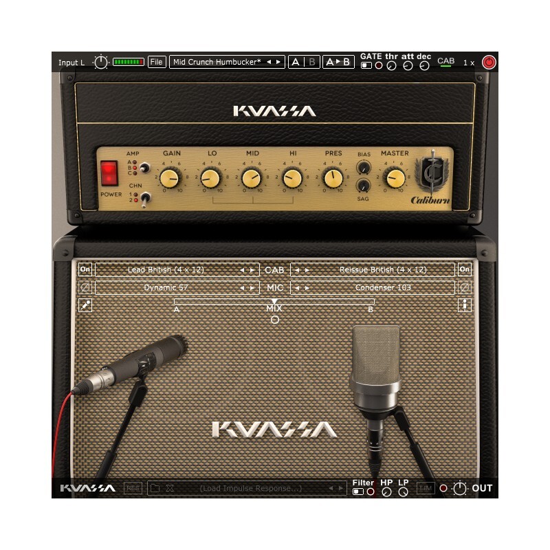 Kuassa Amplifikation Caliburn｜吉他音箱模擬效果器