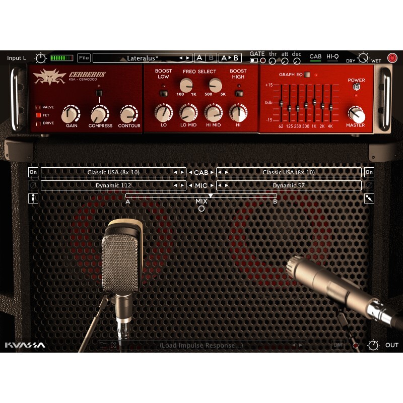 Kuassa Cerberus Bass Amp｜貝斯音箱模擬效果器