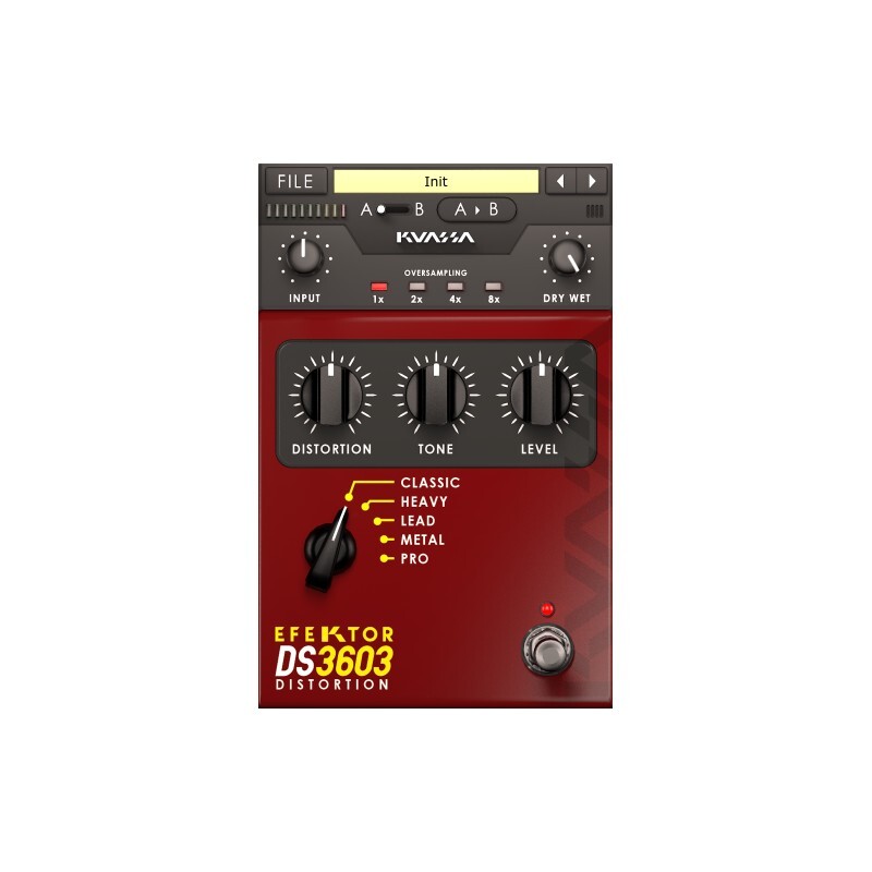 Kuassa Efektor DS3603 Distortion｜失真效果器插件