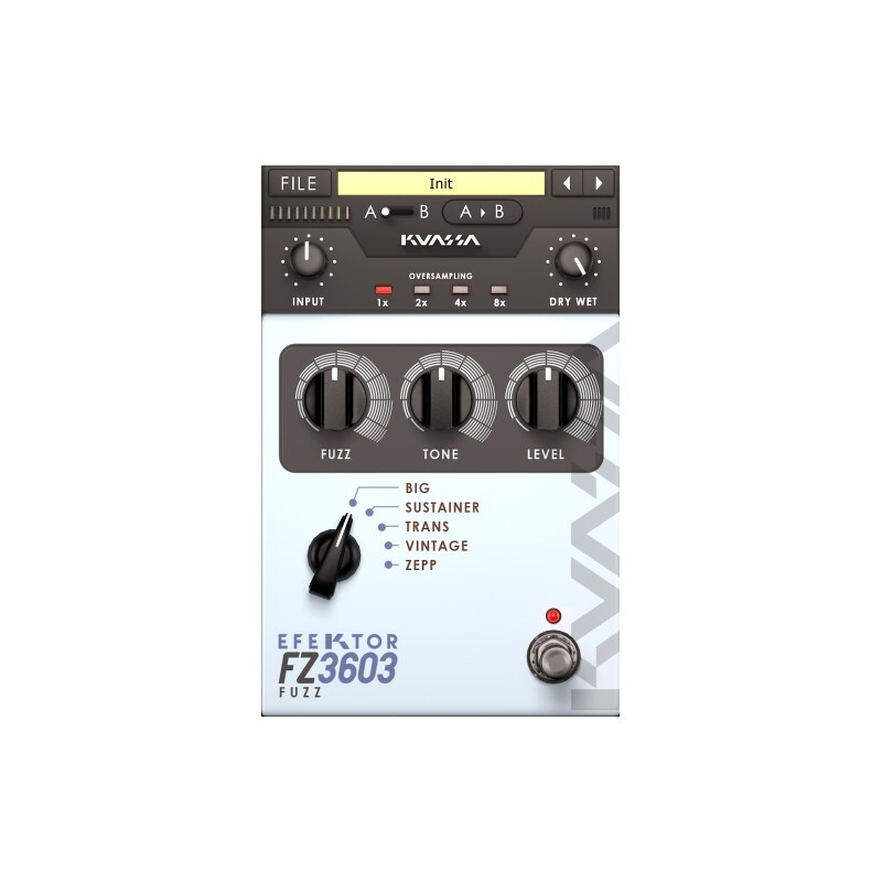 Kuassa Efektor FZ3603 Fuzz｜吉他法茲效果器插件